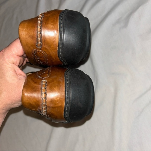 Bragano Italy Brown Leather Woven Loafers - Picture 4 of 13